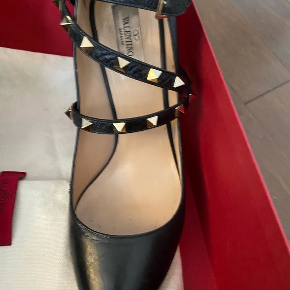 Valentino Rockstud ankle strap. Gently used. - Picture 13 of 15